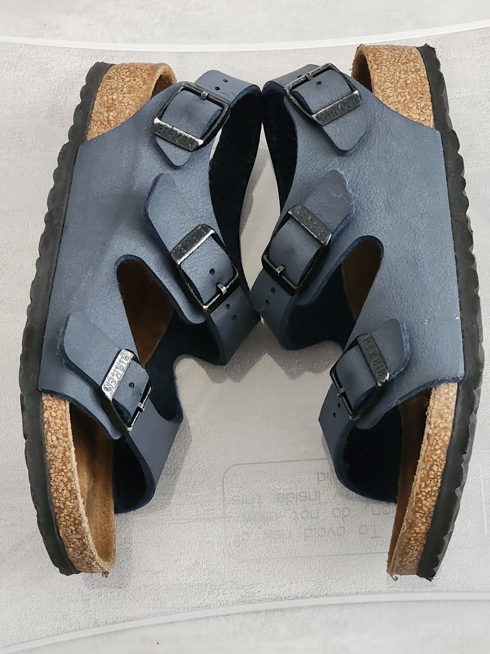 Birkenstock Kids Youth 28 C10 / 29  C11 Sandals Shoes Blue Buckle